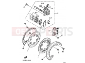 YAMAHA XTZ 750 Super Tenere XTZ750 SUPERTENERE (3TD2) 1990 FRONT BRAKE CALIPER