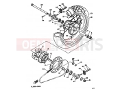 YAMAHA XTZ 750 Super Tenere XTZ750 SUPERTENERE (3TD2) 1990 REAR WHEEL