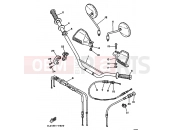YAMAHA XTZ 750 Super Tenere XTZ750 SUPERTENERE (3TD2) 1990 STEERING HANDLE & CABLE