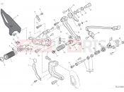 DUCATI 2024 Streetfighter V4 SP2 Right footrest & brake pedal