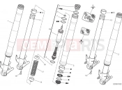 DUCATI 2024 Streetfighter V4 Front fork
