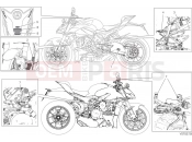 DUCATI 2024 Streetfighter V4 Positioning plates