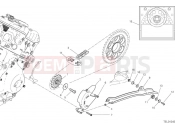 DUCATI 2024 Streetfighter V4 Front sprocket & chain