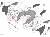 DUCATI Multistrada V2 S Travel Upper fairings (Thrilling Black)