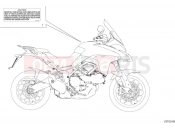 DUCATI Multistrada V2 S Travel Warning label
