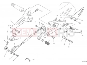 DUCATI Panigale V4 S Left footrest & gear shift pedal