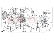 HONDA TRX450ER8 U 2008 E-18 CARBURETOR (TRX450R4,5)