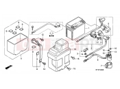 HONDA TRX450ER8 U 2008 F-34 BATTERY