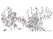 HONDA TRX450ER8 U 2008 E-12-1 CRANKCASE (TRX450R6,7,8/ER6,7,8)