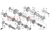 HONDA TRX450ER8 U 2008 E-15 TRANSMISSION