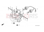 HONDA TRX450ER8 U 2008 F-1 HEADLIGHT (TRX450R4,5)