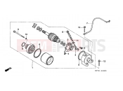 HONDA TRX450ER8 U 2008 E-19 STARTING MOTOR