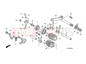 HONDA TRX450ER8 U 2008 E-16 GEARSHIFT DRUM