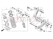 HONDA TRX450ER8 U 2008 F-24 REAR CUSHION