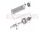 SUZUKI A100-4 N (1992) 9 - CLUTCH