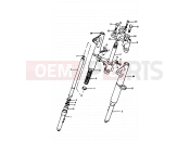 SUZUKI A100-4 N (1992) 35 - FRONT FORK (A100N)
