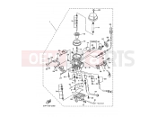 YAMAHA XV 1700 Roadstar Warrior XV1700AT XV17ATS ROAD STAR (5VP3) 2004 CARBURETOR