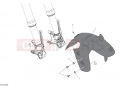 DUCATI Multistrada V4 RS Front mudguard