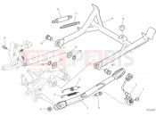 DUCATI Multistrada V4 Rally Center stand & side stand