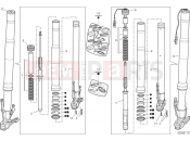 DUCATI 2024 Multistrada V4 S Grand Tour Front fork