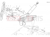 DUCATI 2024 Multistrada V4 S Grand Tour Rear shock absorber