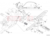 DUCATI Panigale V2 Troy Bayliss Left footrest & gear change pedal