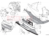 DUCATI Panigale V2 Troy Bayliss Right side fairings
