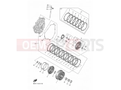 YAMAHA YZF-R7 YZF-R7LA (AU, NZ, 660 cc) YZF660P (BJU3) 2023 CLUTCH