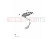 YAMAHA YZF-R7 YZF-R7LA (AU, NZ, 660 cc) YZF660P (BJU3) 2023 REAR SUSPENSION