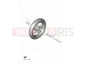YAMAHA YZF-R7 YZF-R7LA (AU, NZ, 660 cc) YZF660P (BJU3) 2023 FRONT WHEEL