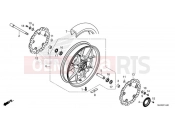 HONDA CB500 Hornet CB500FAR 2024 F-14-40 FRONT WHEEL