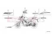 HONDA CB500 Hornet CB500FAR 2024 F-50 MARK/STRIPE