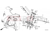 HONDA CB500 Hornet CB500FAR 2024 F-7 HANDLE PIPE/TOP BRIDGE