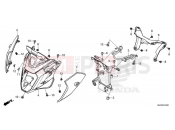 HONDA CB500 Hornet CB500FAR 2024 F-43 UPPER COWL