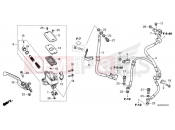 HONDA CB500 Hornet CB500FAR 2024 F-5-10 FRONT BRAKE MASTER CYLINDER