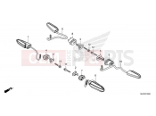HONDA CB500 Hornet CB500FAR 2024 F-35 WINKER