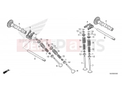 HONDA CB500 Hornet CB500FAR 2024 E-3 CAMSHAFT/VALVE