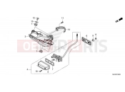 HONDA CB500 Hornet CB500FAR 2024 F-36 TAILLIGHT