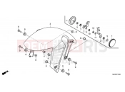 HONDA CB500 Hornet CB500FAR 2024 F-10 FRONT FENDER