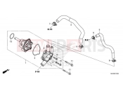HONDA CB500 Hornet CB500FAR 2024 E-12 WATER PUMP