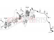 HONDA CB500 Hornet CB500FAR 2024 F-12 FRONT BRAKE CALIPER