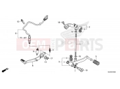 HONDA CB500 Hornet CB500FAR 2024 F-29 PEDAL