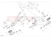 DUCATI DesertX Rally Rear footrests