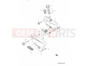 SUZUKI A100 R (1994) 29 - OIL TANK - FRAME COVER
