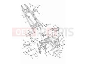 Triumph 2024 Tiger 1200 GT Explorer Frame & subframe