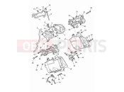 Triumph 2024 Tiger 1200 GT Explorer Chassis cooling system