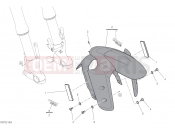 DUCATI Multistrada V4 S Travel Radar Front mudguard