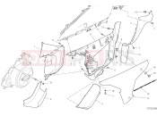 DUCATI Multistrada V4 S Travel Radar Cover, frame, left side