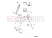 SUZUKI AD50 L (1990) Address 35 - REAR FENDER