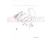 SUZUKI AD50 M (1991) Address 6A - AIR CLEANER (MODEL K E06 ~E.NO.211604)